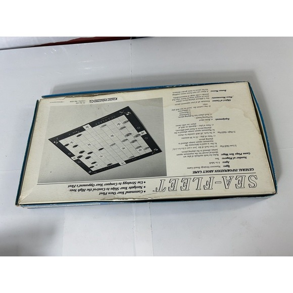 SEA-FLEET Strategy Board Game Vtg 1988 Kolony Industries Naval‎ Warfare Complete - Picture 6 of 13